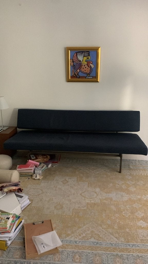 Martin Visser slaapbank - Vintage opknapper voor liefhebber, Ophalen, Gebruikt, Tweepersoons, 75 tot 100 cm