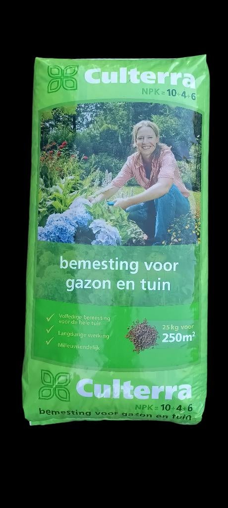 Culterra organische tuinmest 25 kg, Tuin en Terras, Ophalen, Mest