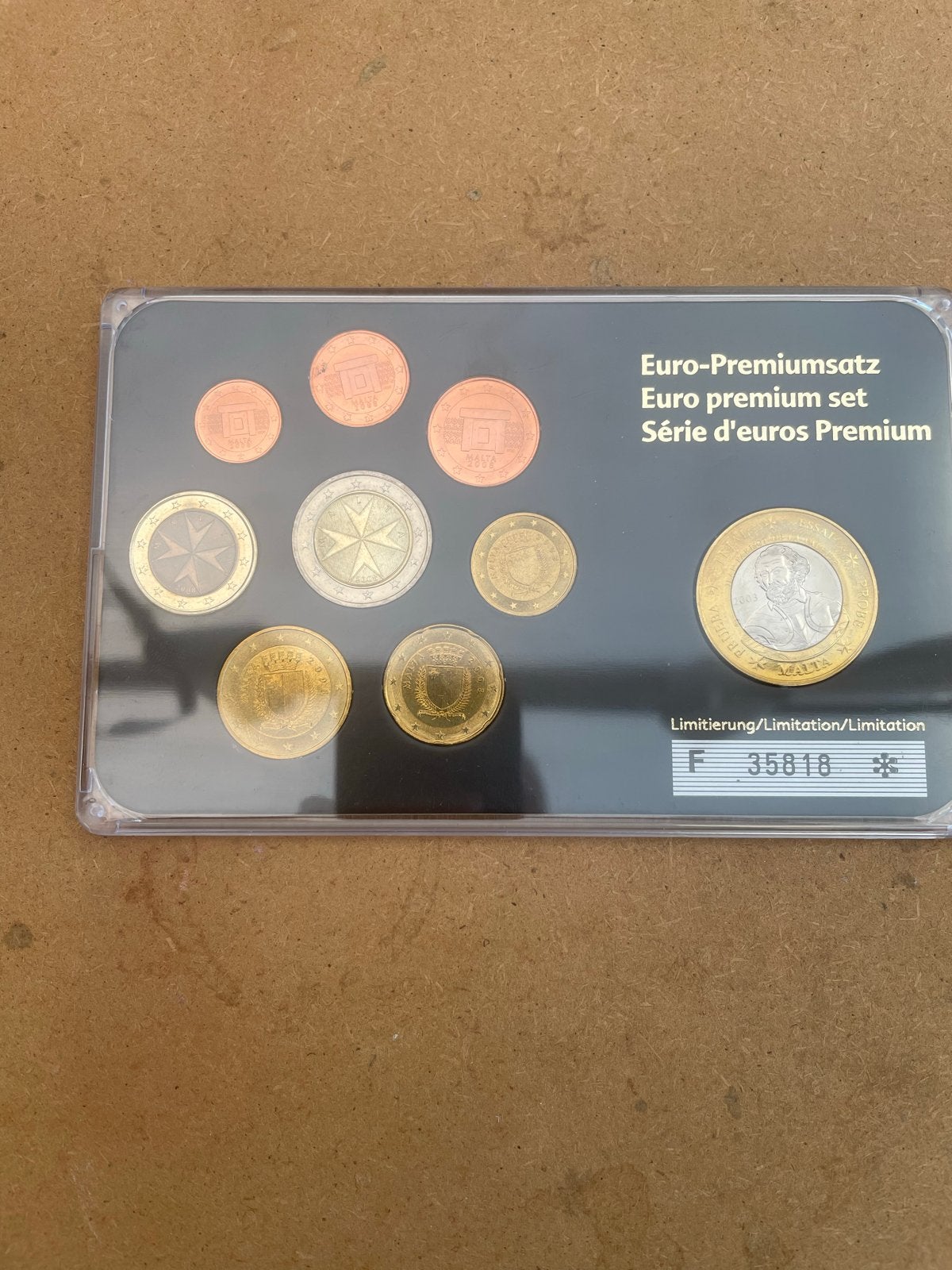 Malta Euro Premium Set 2003 - Gelimiteerde Uitgave, Ophalen of Verzenden, Malta, Overige waardes, Setje