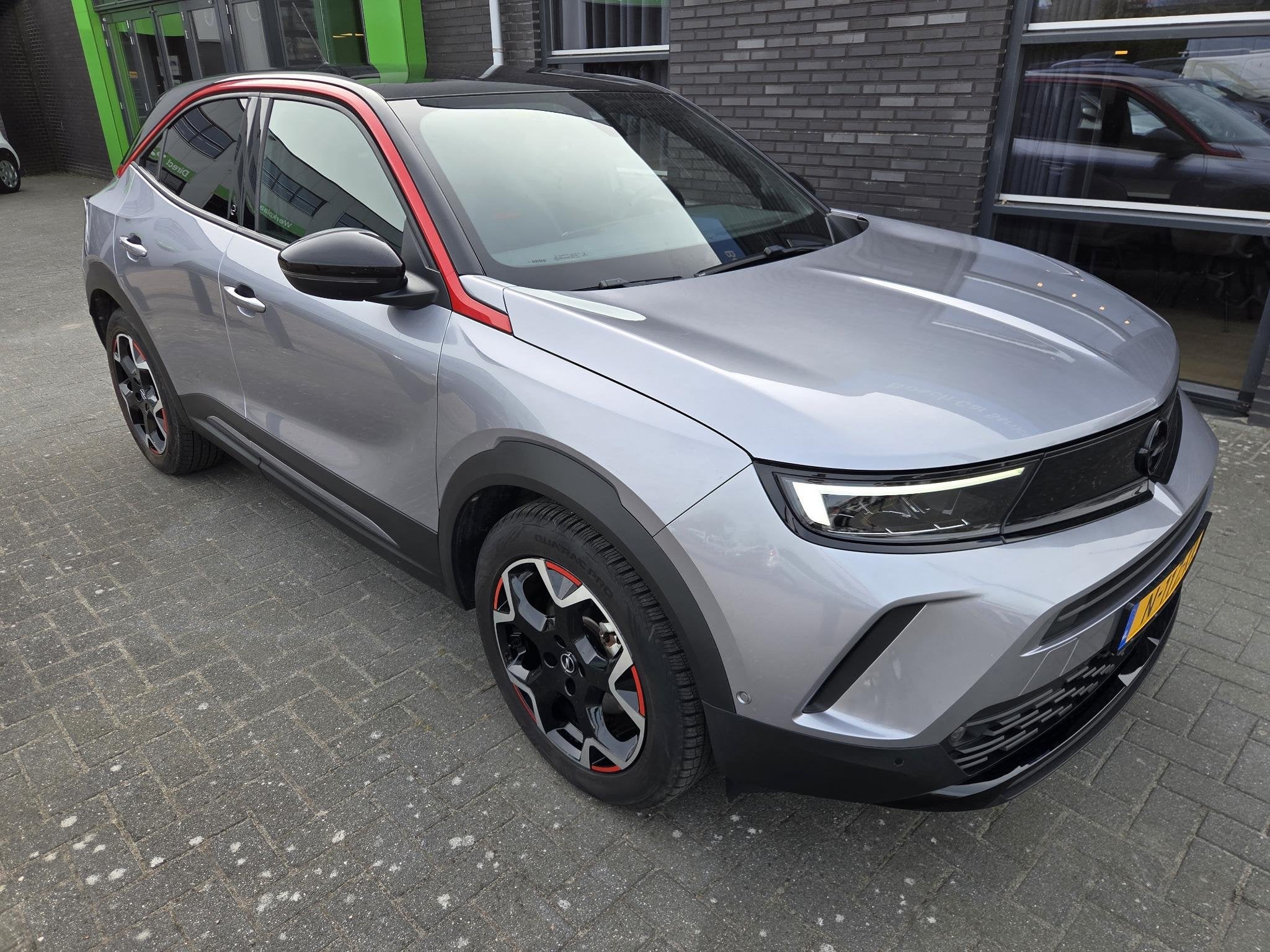 Opel Mokka-e Ultimate 50-kWh 7.4kw bl., Auto's, 136 pk, Gebruikt, Alcantara, 1498 kg
