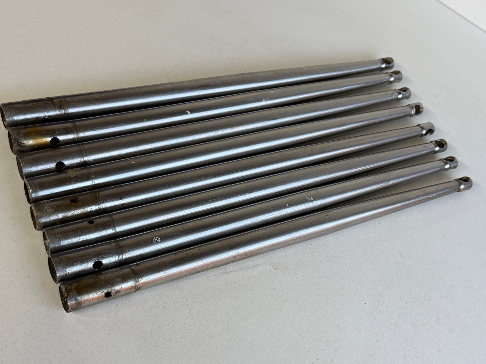 8 x RVS scepter 45 cm, Ophalen of Verzenden, Gebruikt, Overige typen