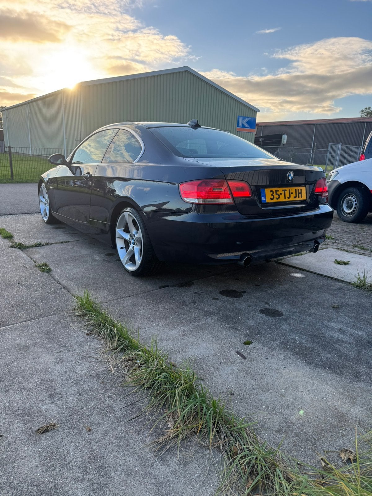 BMW 3 serie e92 335i Hybride 450pk, keyless entry, carplay, Auto's, Automaat, Achterwielaandrijving, Zwart, Leder en Stof