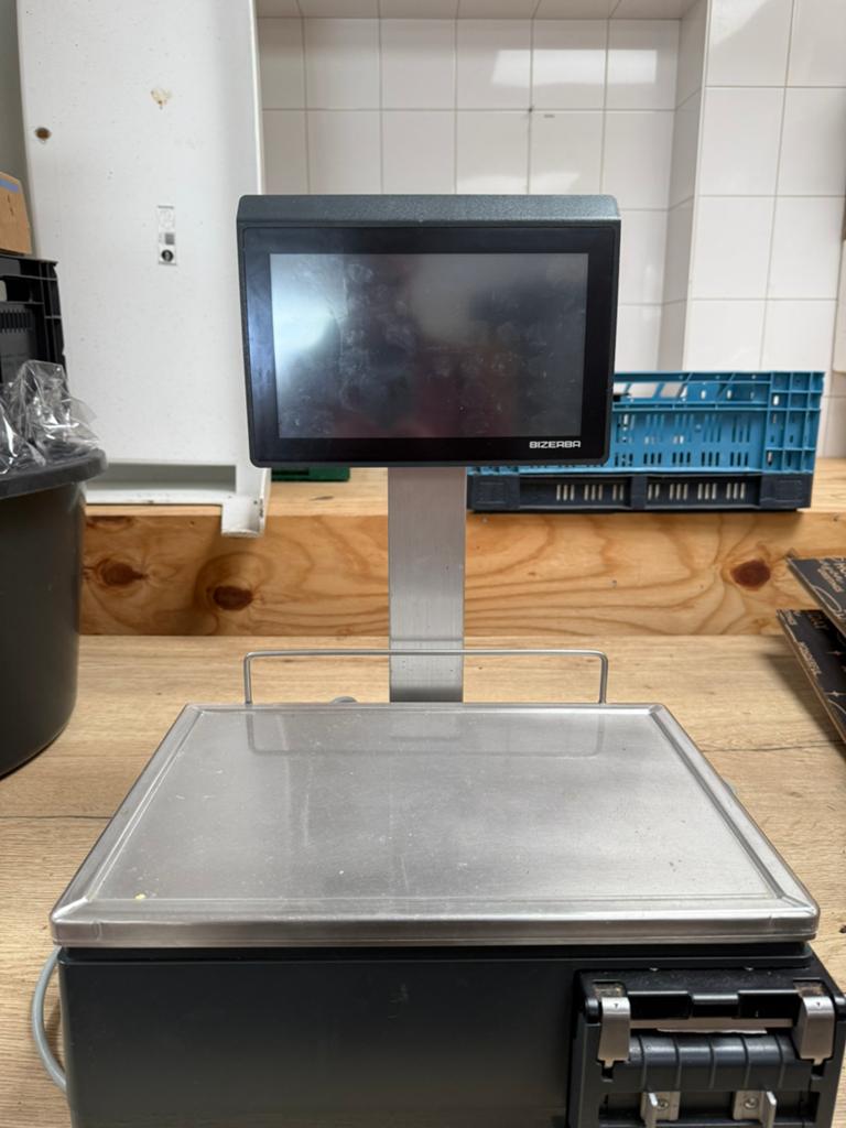 Bizerba Weegschaal/slushpuppy Machine/etalage kast, Ophalen of Verzenden, Zo goed als nieuw