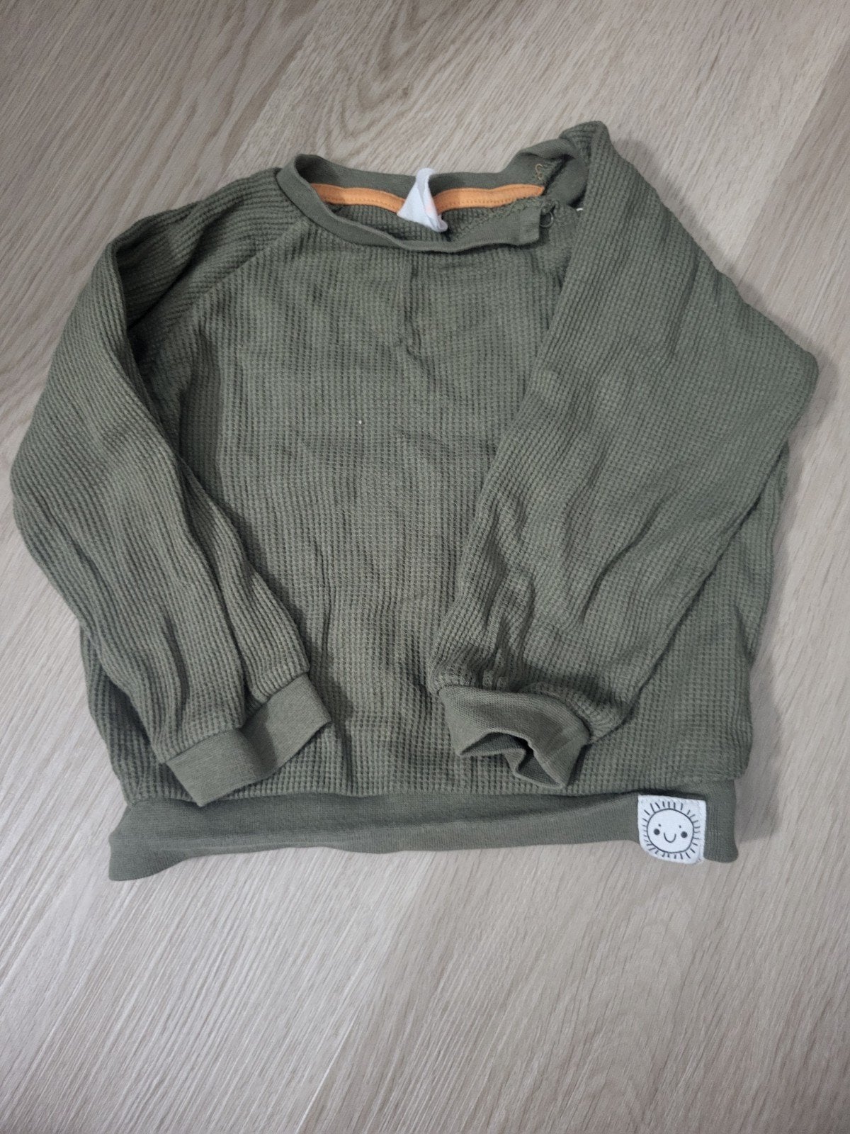 Stoere groene longsleeve maat 92 hema, Kinderen en Baby's, Gebruikt, Jongen of Meisje, Ophalen of Verzenden, Shirt of Longsleeve