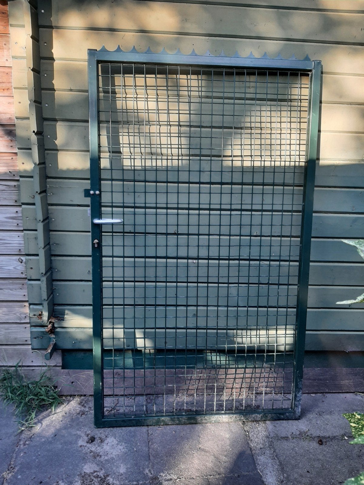hekwerk loop poort met sleutel, Tuin en Terras, Ophalen, Gebruikt, 200 cm of meer, Draaipoort