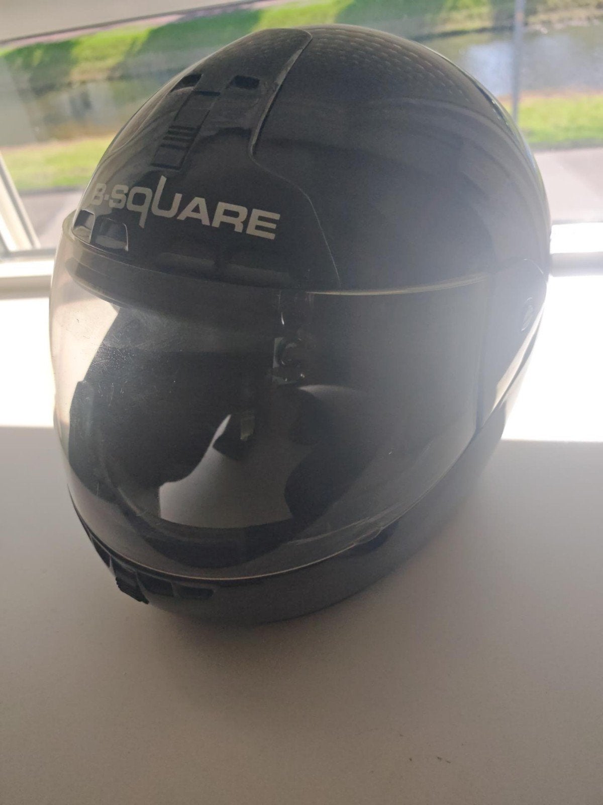 B-SQUARE Motorhelm - Zwart, Maat E9, Ophalen, Tweedehands