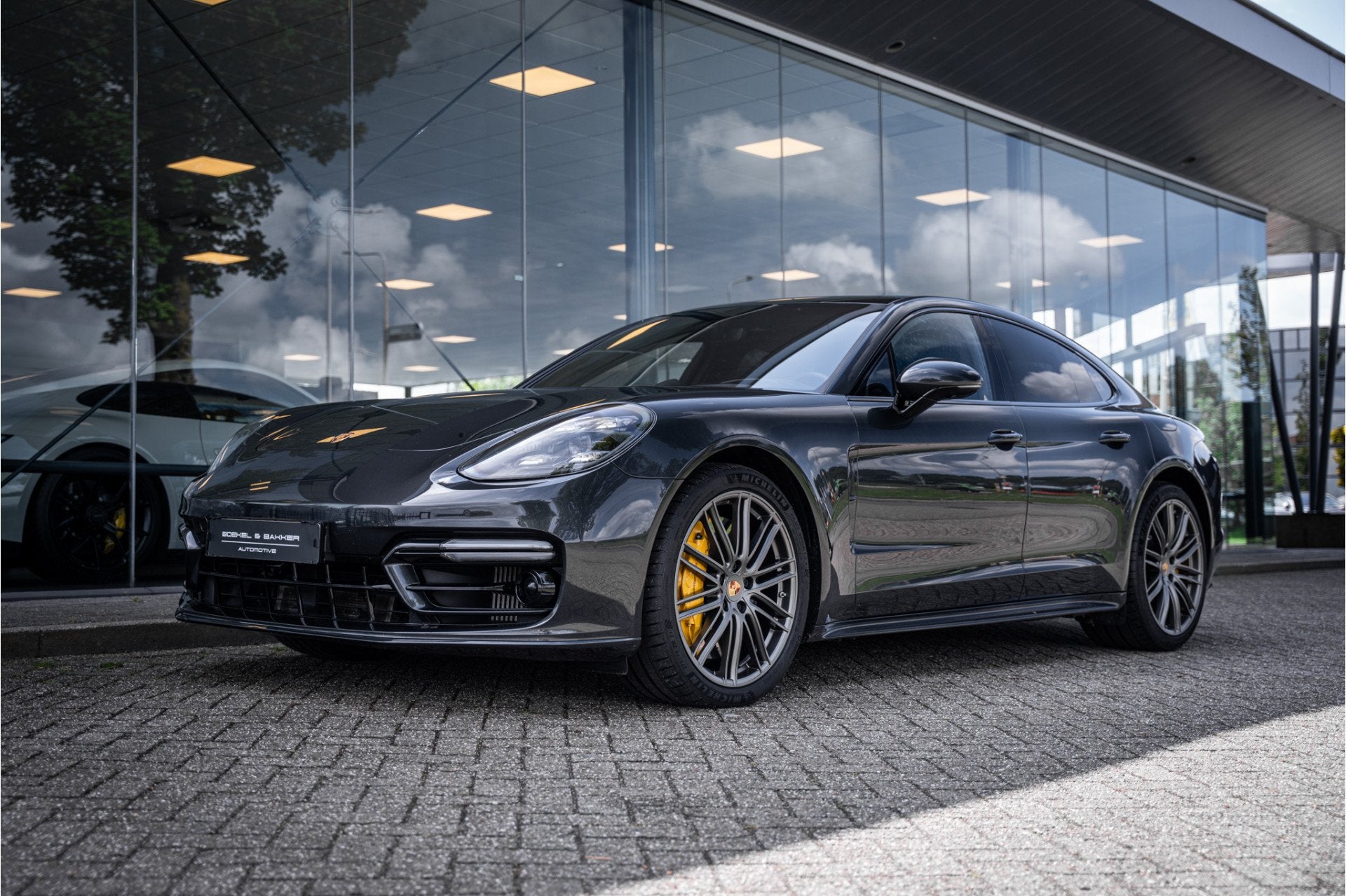 Porsche Panamera 4.0 Turbo S E-Hybrid (700pk) * PCCB * Burme, Auto's, Automaat, 700 pk, Gebruikt, 4 stoelen