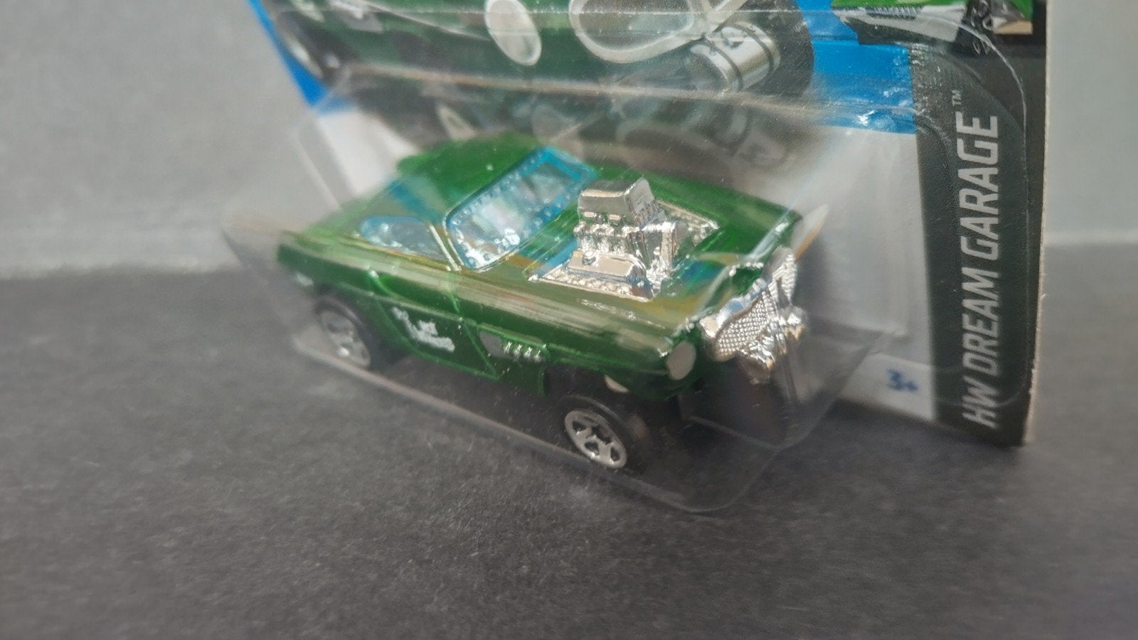 Volvo p1800 Gasser Green 1:64 3inch Hotwheels Pol, Auto, Verzenden, 1186Mj 1 NL, Nieuw