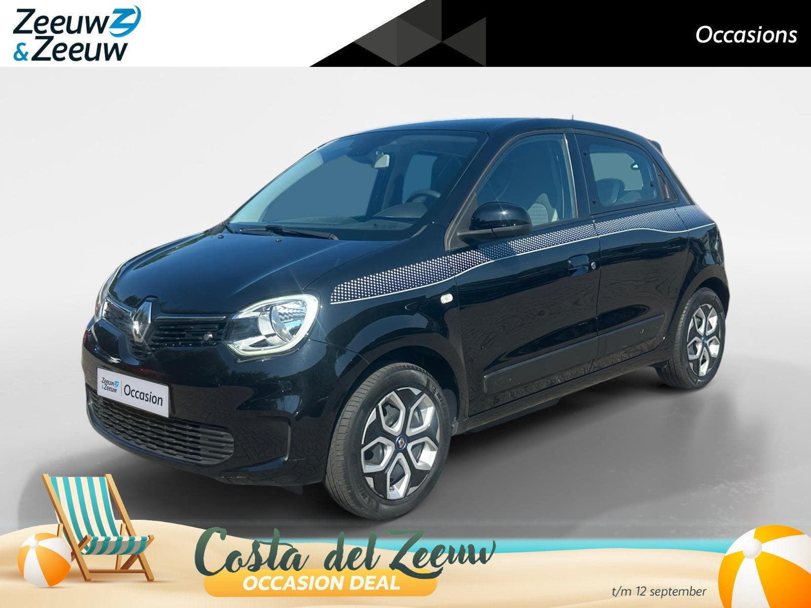 Renault Twingo Z.E. R80 E-Tech Equilibre 22 kWh | Carplay |, Auto's, Automaat, 12 maanden, Zwart, Origineel Nederlands