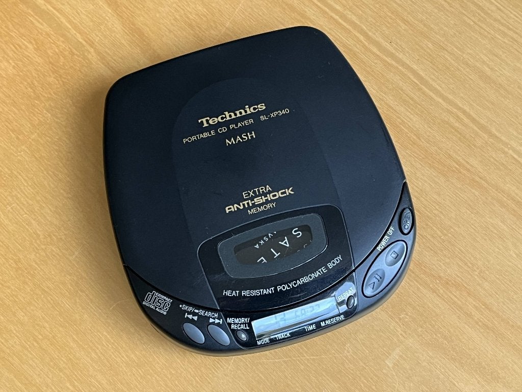 Technics SL-XP340 CD speler discman in goede staat, Ophalen of Verzenden, Discman