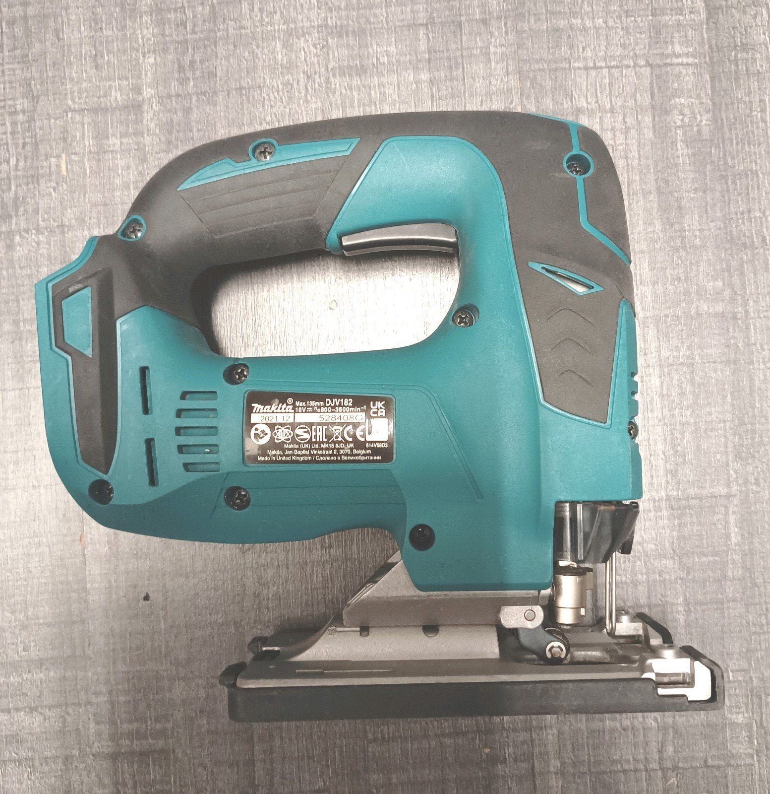 Makita DJV182 Accu Decoupeerzaag, prima!, Decoupeerzaag, Ophalen of Verzenden, Zo goed als nieuw, Makita