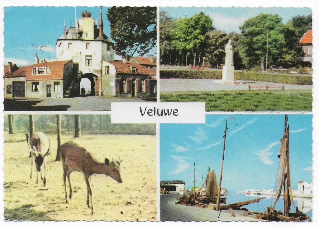 Veluwe gelopen Ansichtkaart (B29 ), Ophalen of Verzenden, Voor 1920, Gelopen, Gelderland