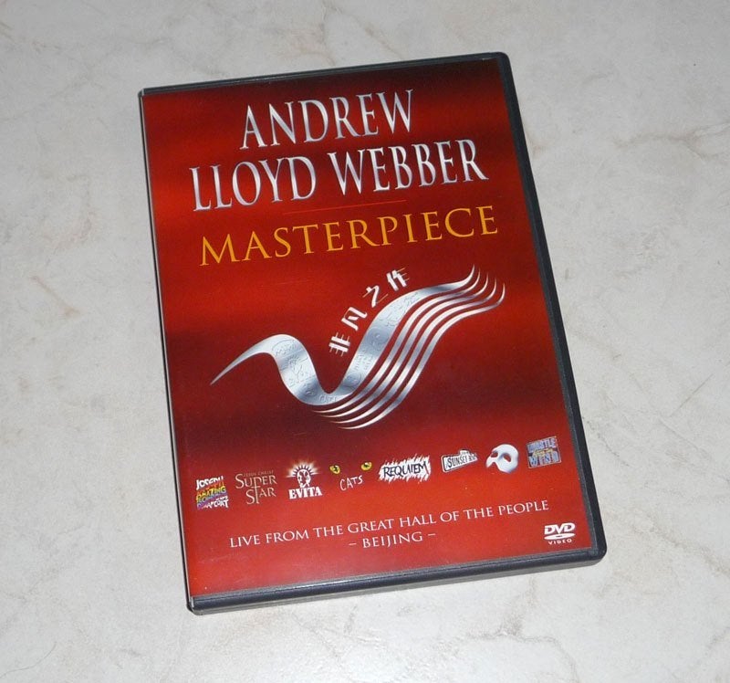 Andrew LLoyd Webber - Masterpiece Live concert in Beijing, Alle leeftijden, Nederlands, Ophalen of Verzenden, Zo goed als nieuw
