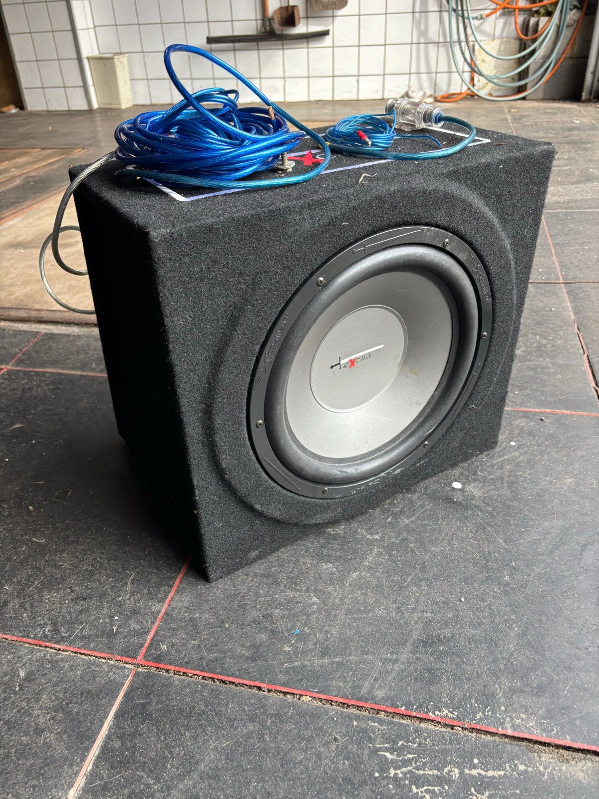 Excalibur X12C Subwoofer & X600.2 Versterker Set, Auto diversen, Ophalen, Gebruikt