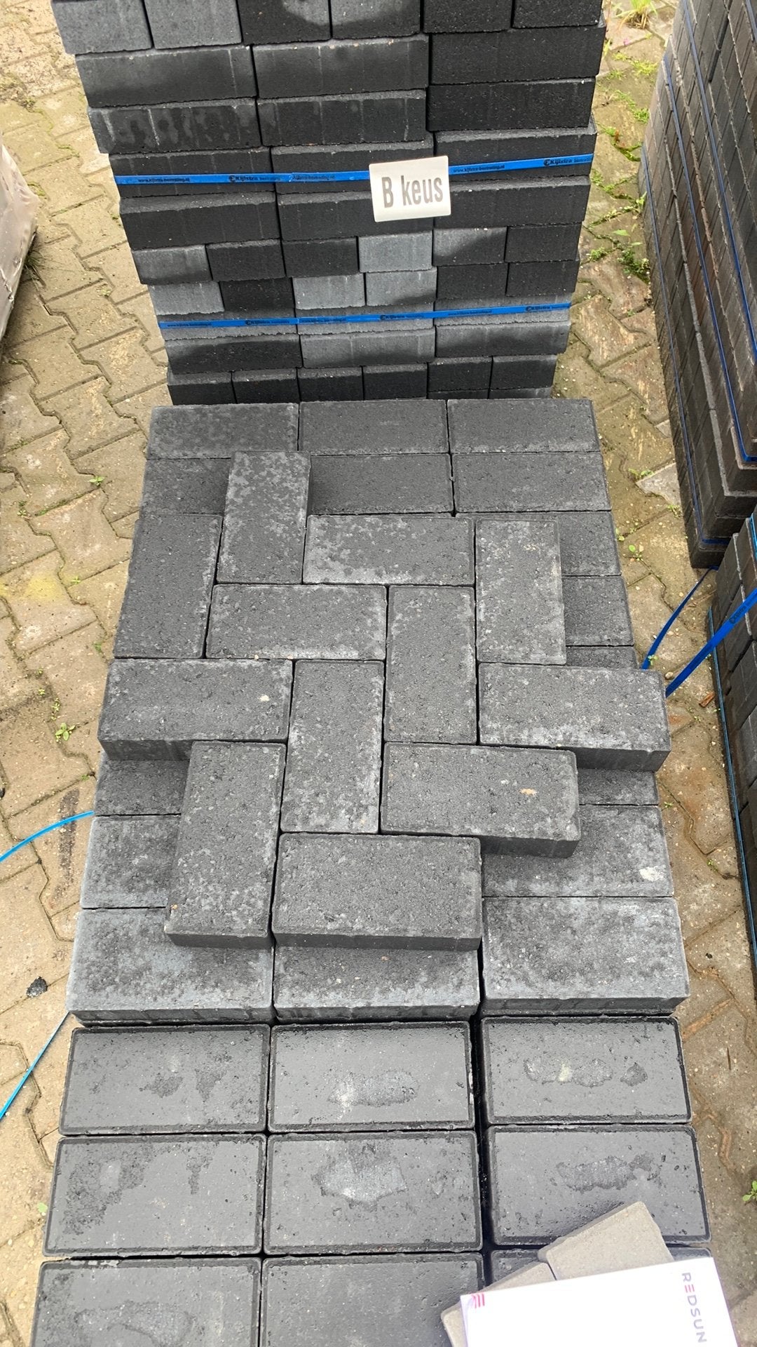 6cm bkk antraciet B-keus, Klinkers, Nieuw, Ophalen of Verzenden, 10 m² of meer