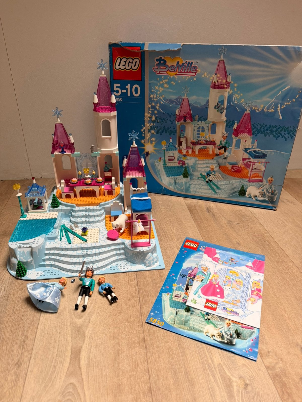 Lego Belville 5850 The royal cristal palace compleet!, Ophalen of Verzenden, Zo goed als nieuw