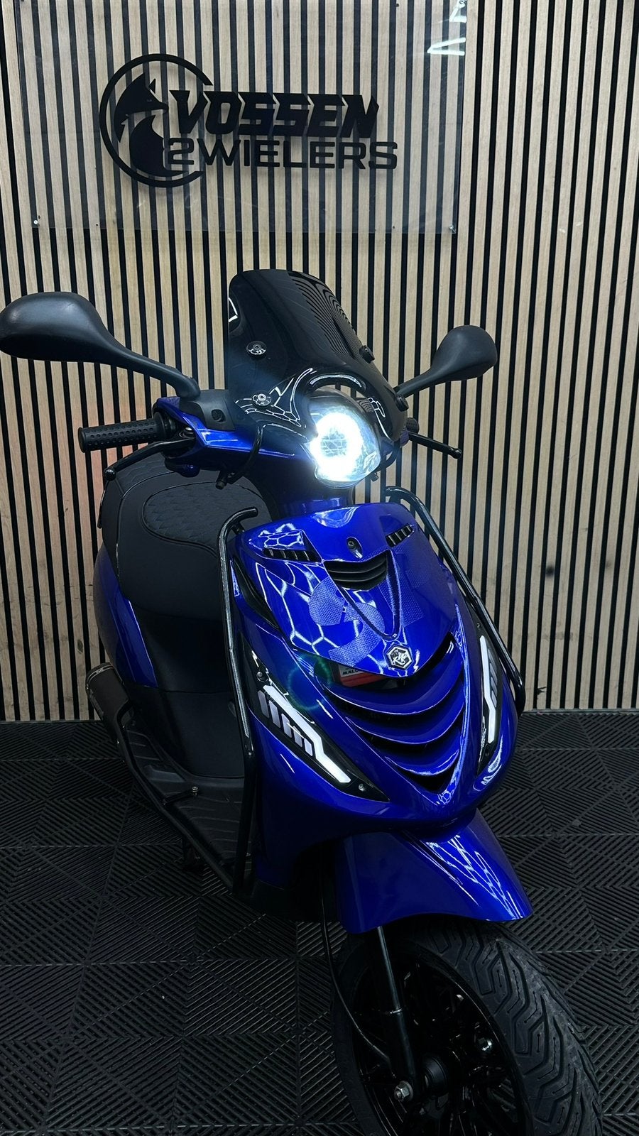Piaggio Zip | Candy Blue | Akrapovic | Big Brake, Zip, Ophalen of Verzenden, Zo goed als nieuw, Benzine