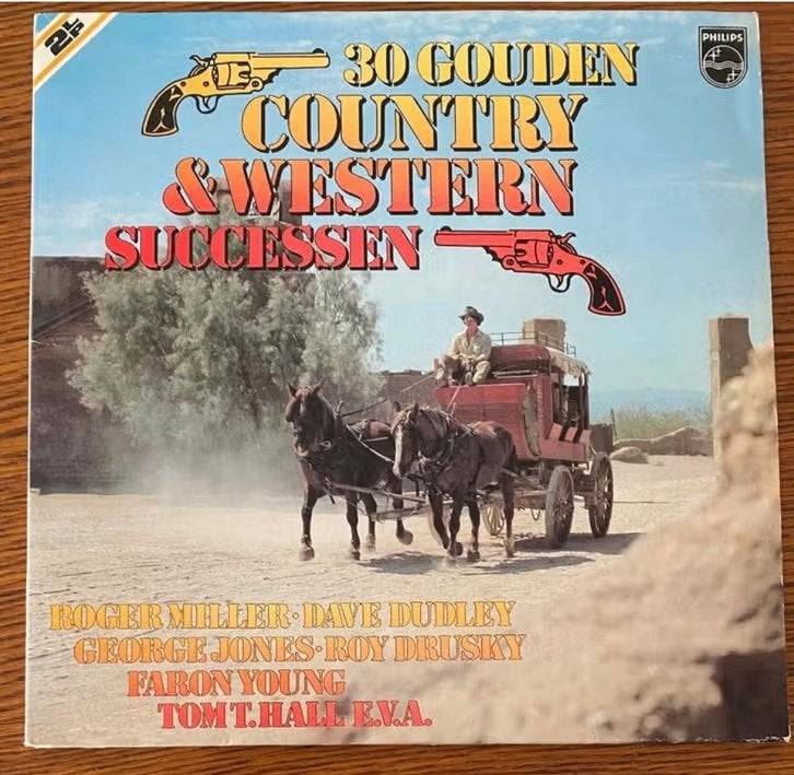 LP 30 Gouden Country 7 Western Successen Dubbel LP, Dubbel-LP, Ophalen of Verzenden, Zo goed als nieuw, 12 inch