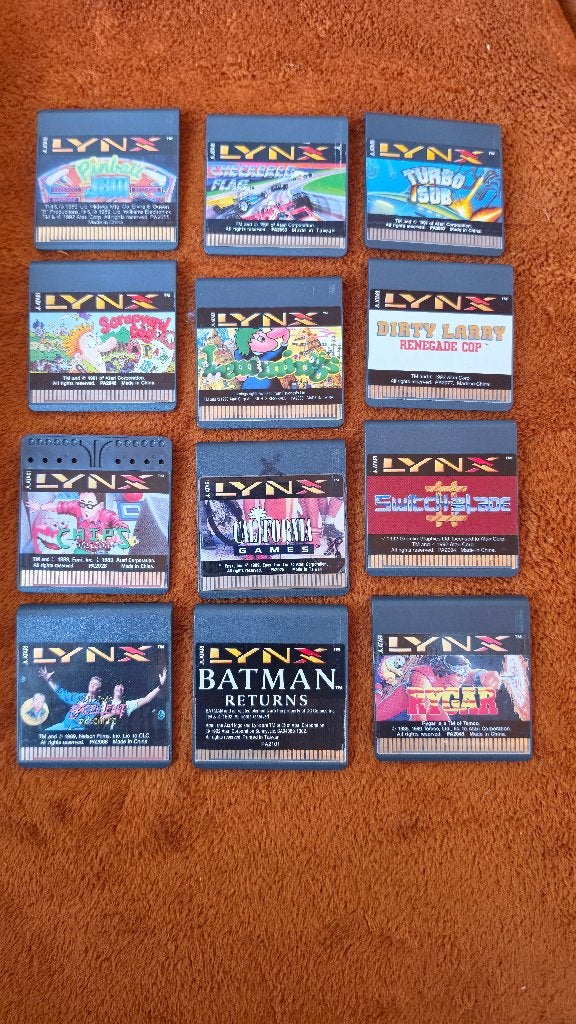Atari Lynx 12 games, Overige genres, 1 speler, Ophalen of Verzenden, Vanaf 7 jaar