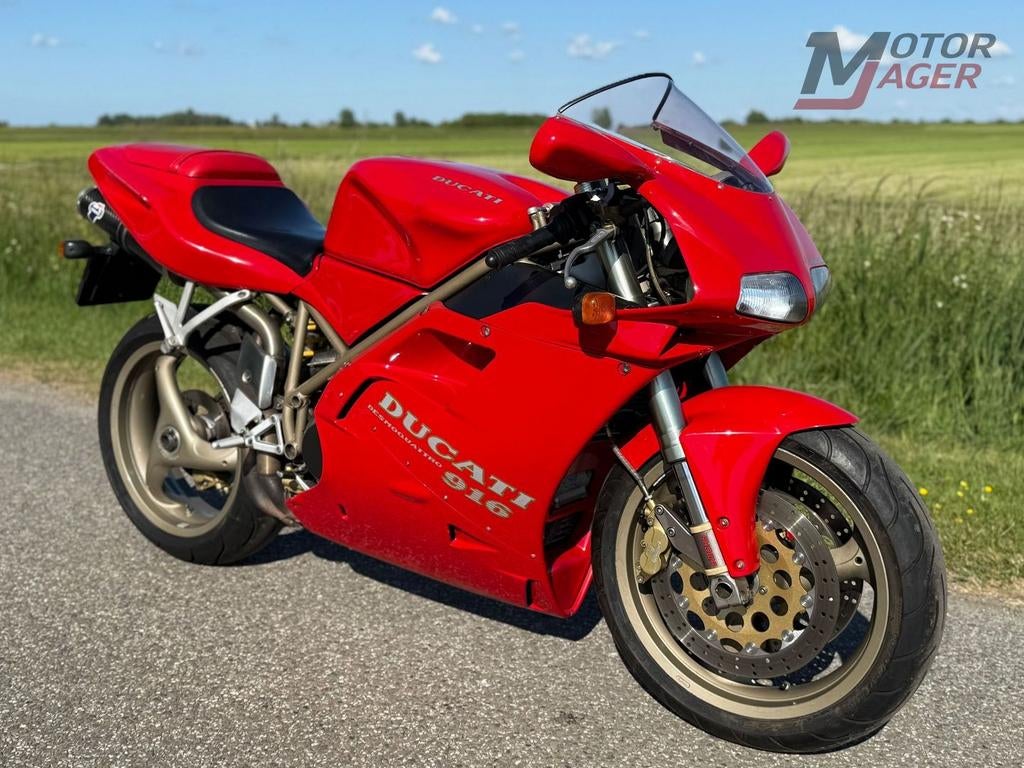 DUCATI 916 biposto + Termignoni  ( 999 996 900 ), Motoren, DUCATI, 2 cilinders, Motorrijbewijs A, Bedrijf