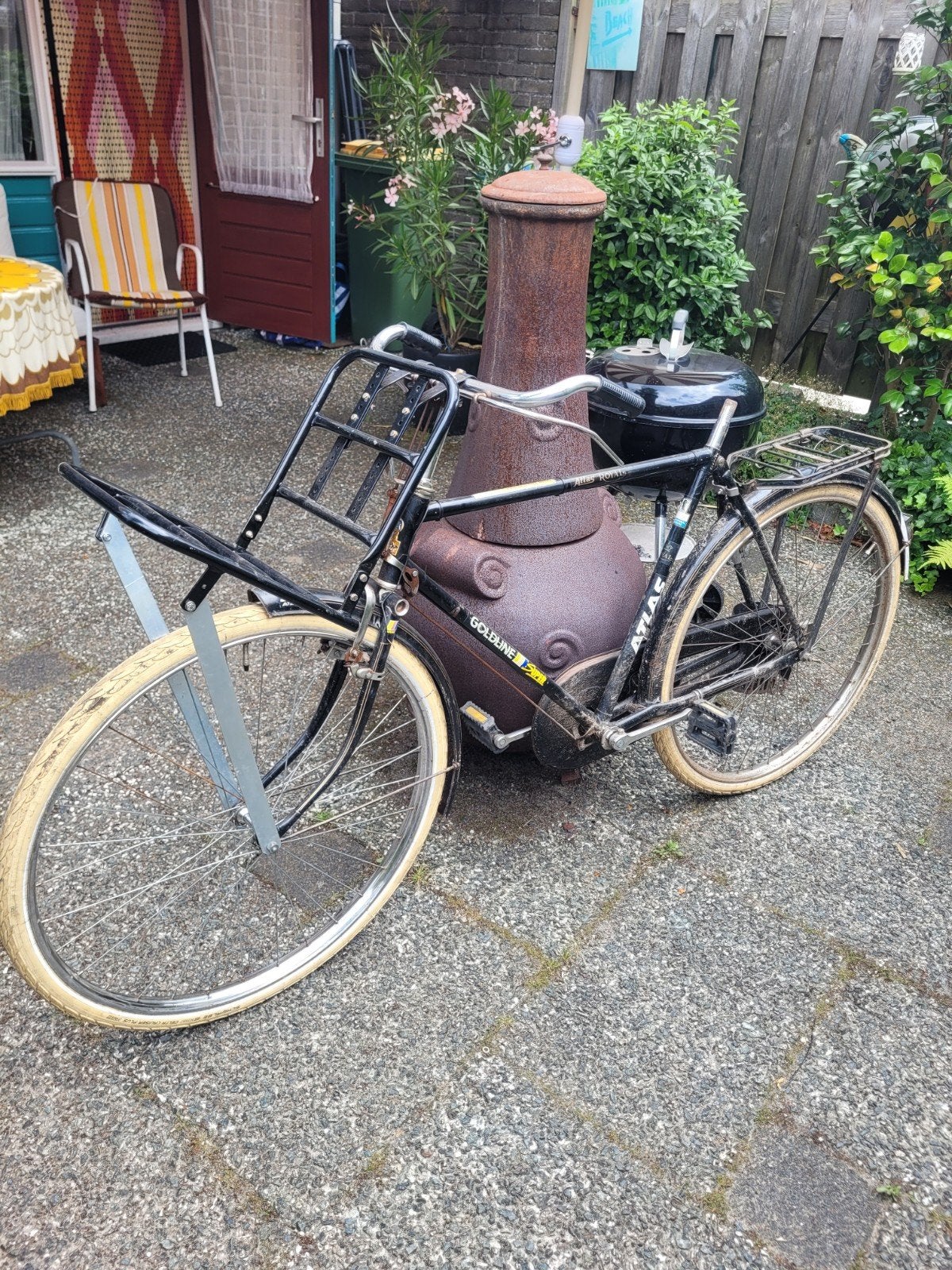 Oldtimer fiets, Ophalen