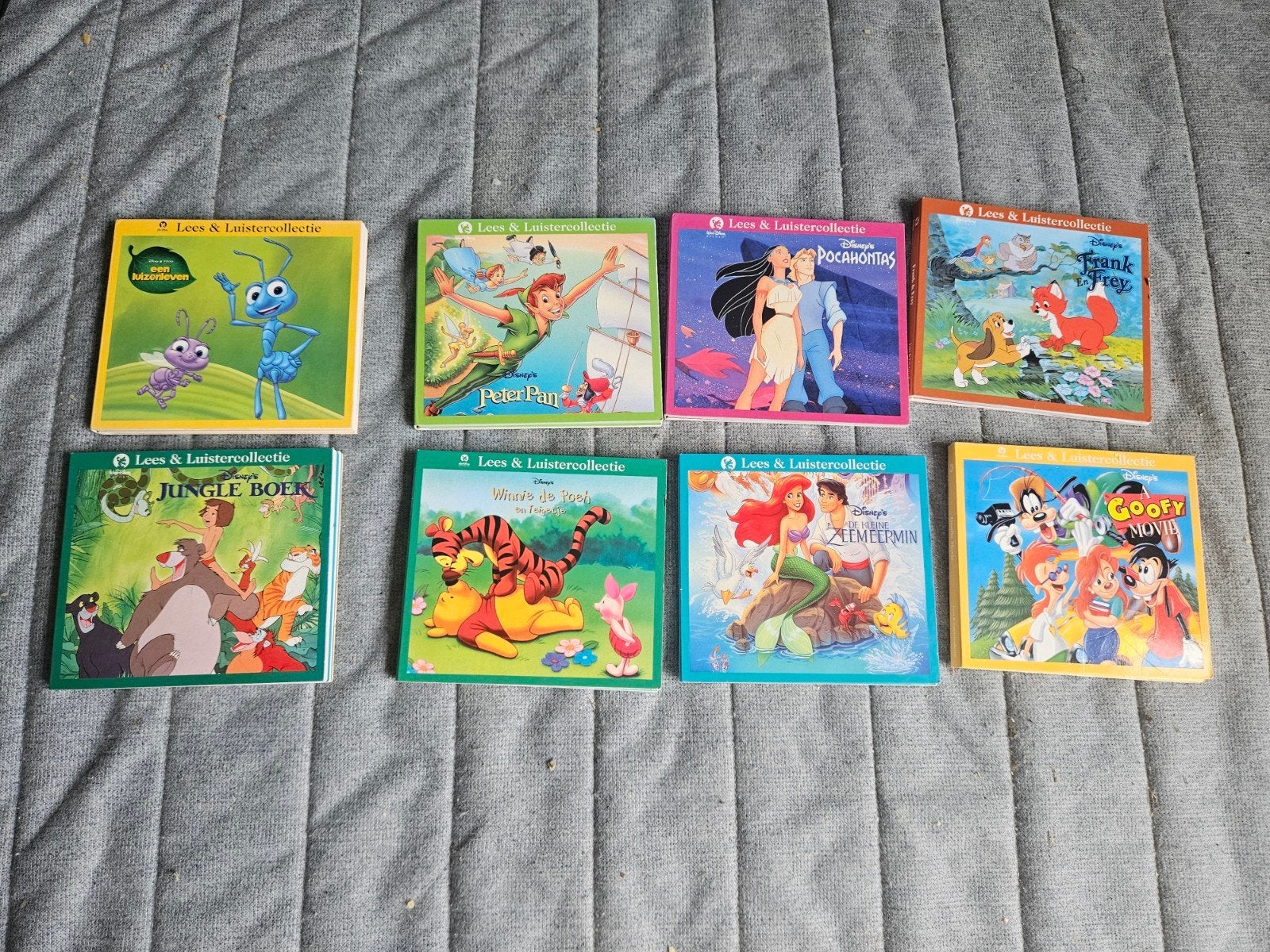 Disney Lees & Luistercollectie - 8 Boekjes met CD's, Verzamelen, Disney, Ophalen, Peter Pan of Pinokkio, Gebruikt, Overige typen