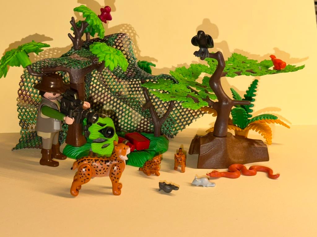Playmobil set 5561: Lynxen worden gefilmd, Ophalen of Verzenden, Zo goed als nieuw, Complete set