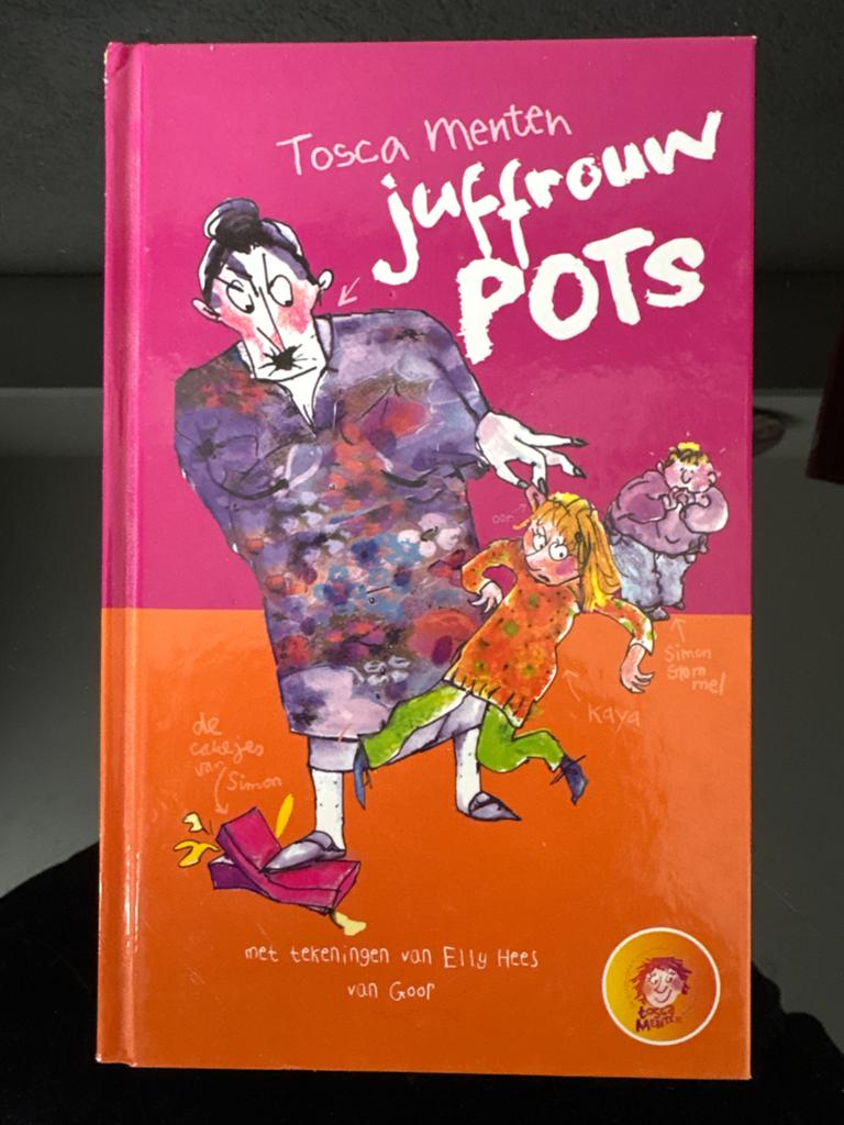 Juffrouw Pots - Tosca Menten (Kinderboek), Ophalen of Verzenden, Gelezen, Fictie algemeen