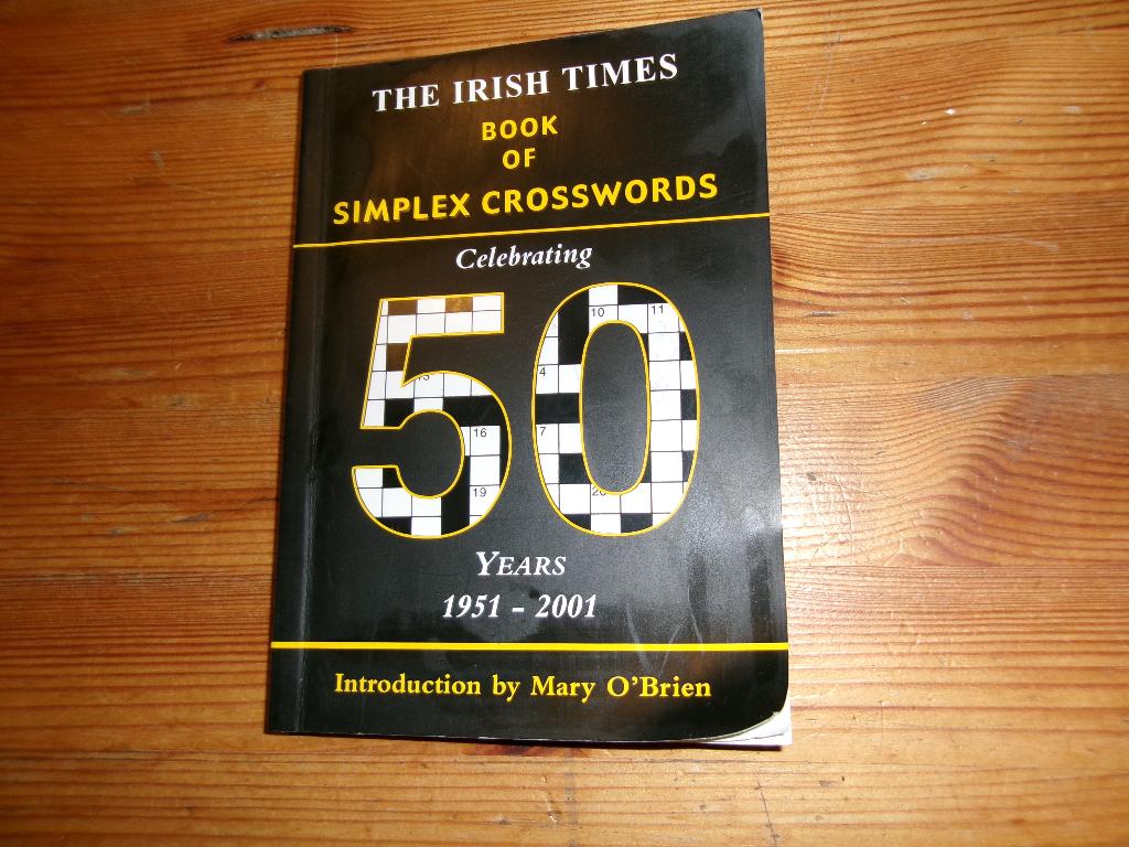 The Irish Times - Book of Simplex Crosswords, Boeken, Ophalen of Verzenden, Zo goed als nieuw, Overige onderwerpen