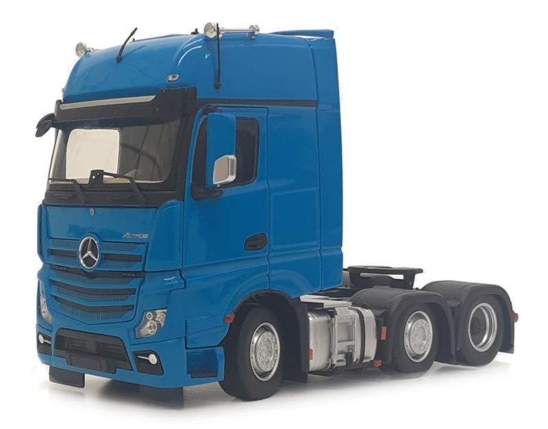 Mercedes-Benz GigaSpace 6x2 Blauw Marge Models, Overige merken, Nieuw, Ophalen of Verzenden, Bus of Vrachtwagen