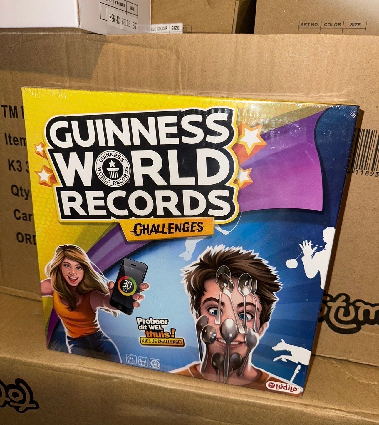 Guinness World Records Challenges Bordspel, Hobby en Vrije tijd, Drie of vier spelers, Ophalen of Verzenden, Zo goed als nieuw
