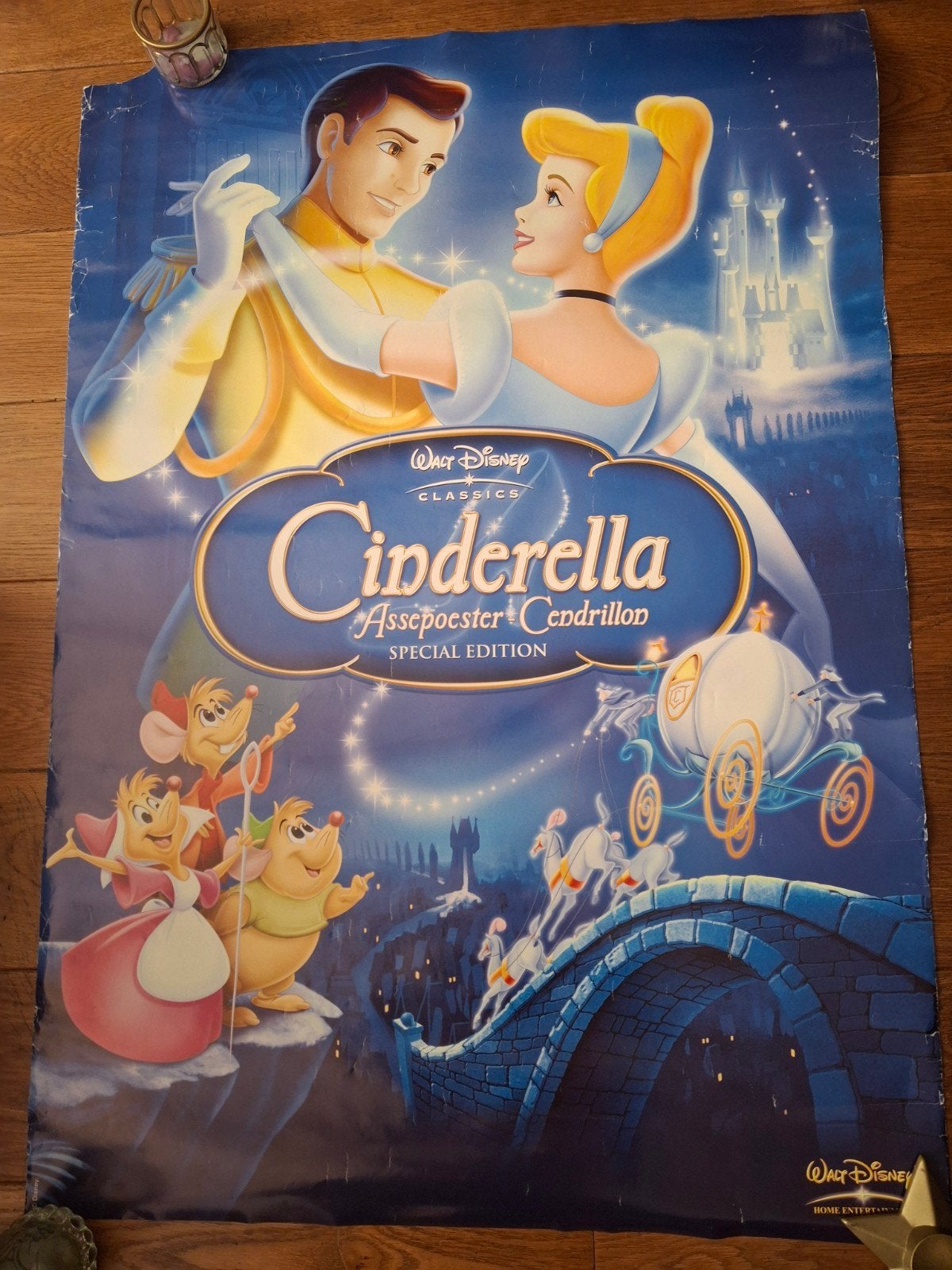 Assepoester Disney poster Special Edition, Ophalen of Verzenden, Overige figuren, Plaatje of Poster