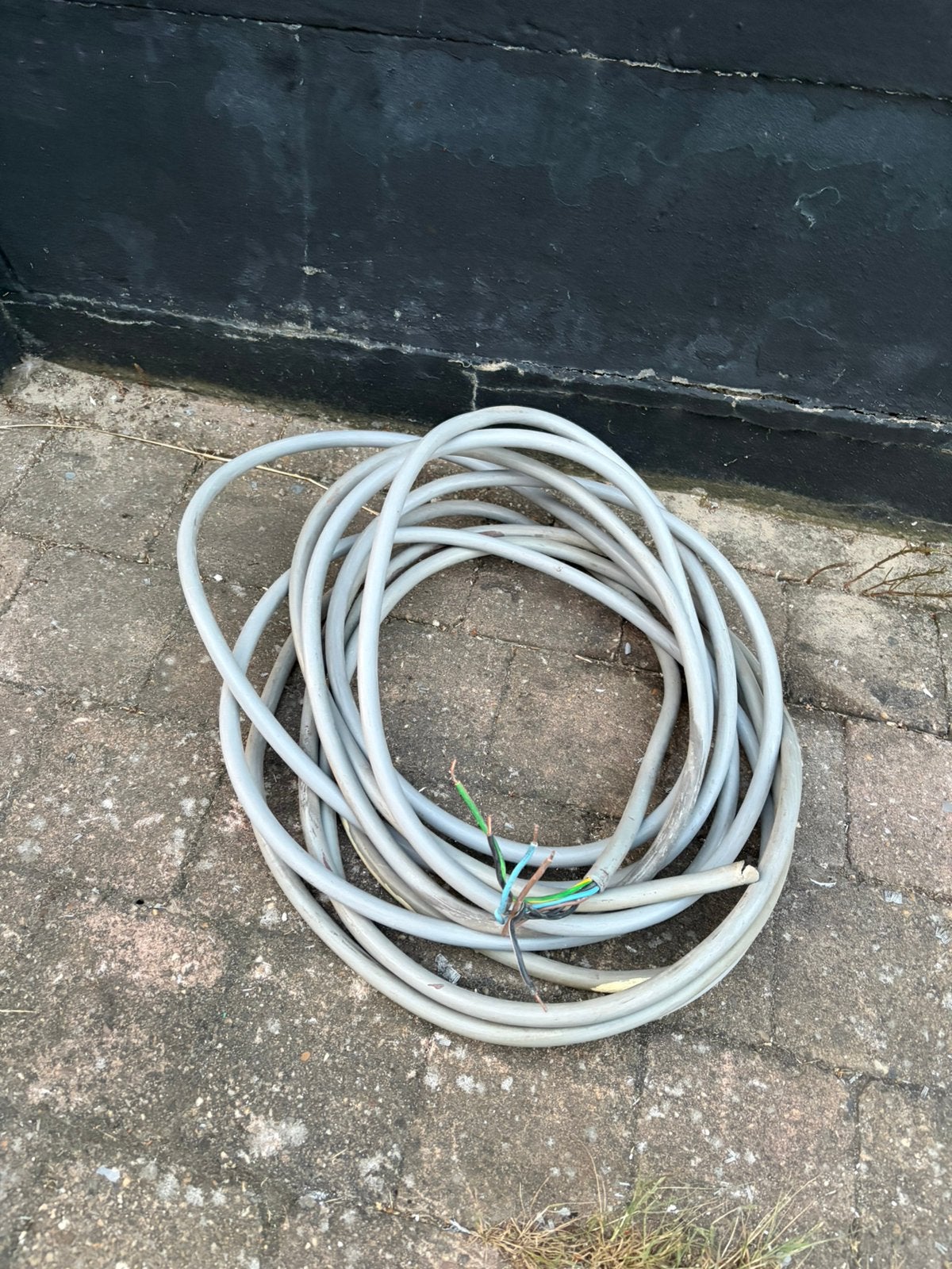 5 aderige stroomdraad / grondkabel, Doe-het-zelf en Verbouw, Elektra en Kabels, Ophalen of Verzenden, Kabel of Snoer