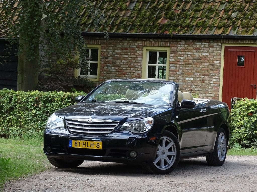 Chrysler Sebring 2.7 V6 Cabrio AUT 2009 Zwart, Auto's, 450 kg, Beige, 186 pk, Cabriolet