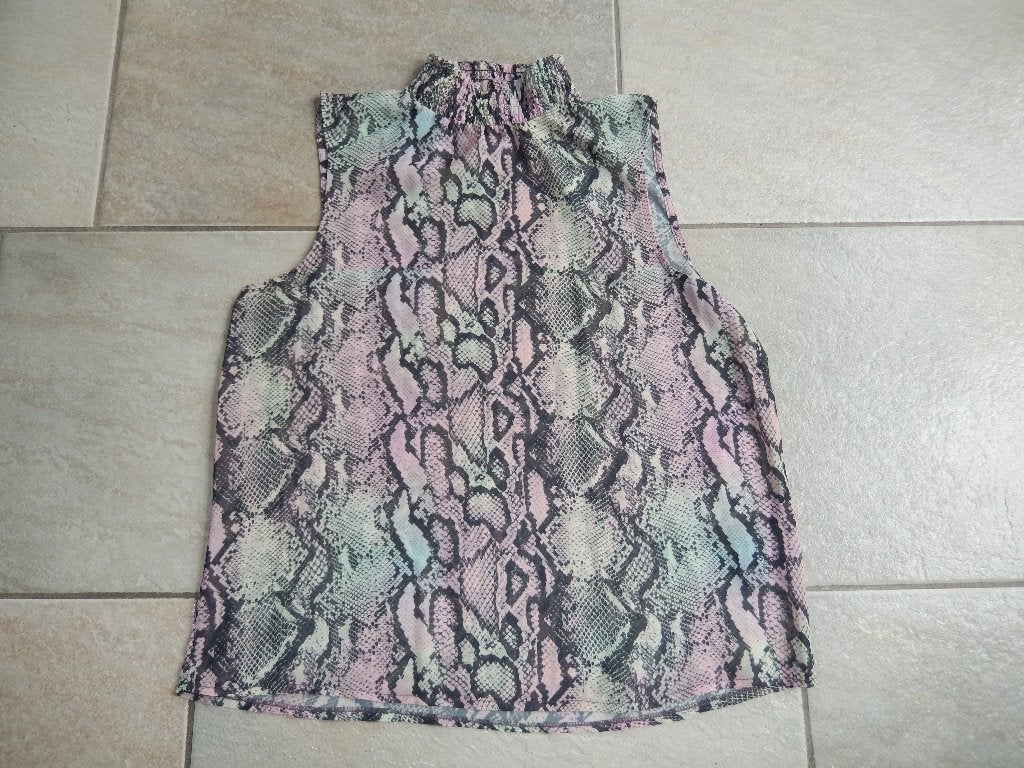 Mouwloze top met slangenprint van Seven Sisters - maat M, Maat 38/40 (M), Ophalen of Verzenden, Zo goed als nieuw, Meerkleurig