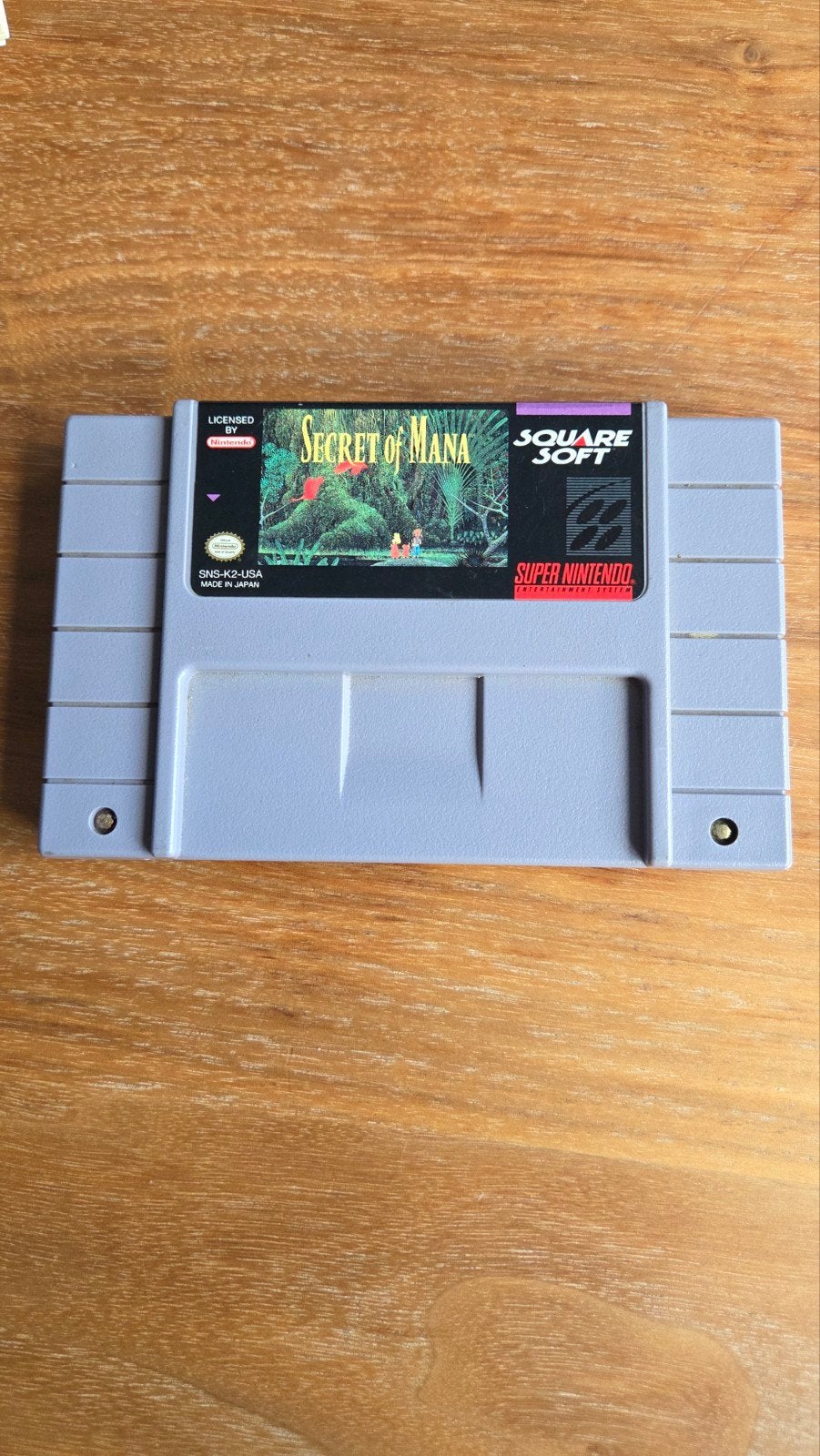 Secret of Mana SNES USA - game only, Gebruikt, Ophalen of Verzenden, Role Playing Game (Rpg), 3 spelers of meer