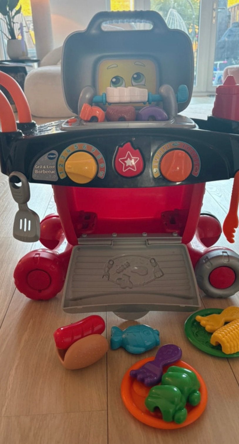 VTech Grill & Leer Barbecue - Interactief Speelgoed, Ophalen of Verzenden, Zo goed als nieuw, Ontdekken, Met geluid