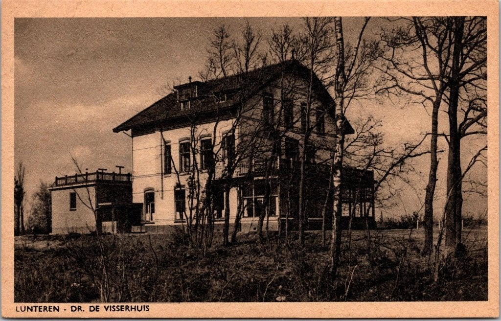 Lunteren - 12 antieke ansichtkaarten I, Verzamelen, Ansichtkaarten | Nederland, Verzenden, 1920 tot 1940, Gelopen, Gelderland