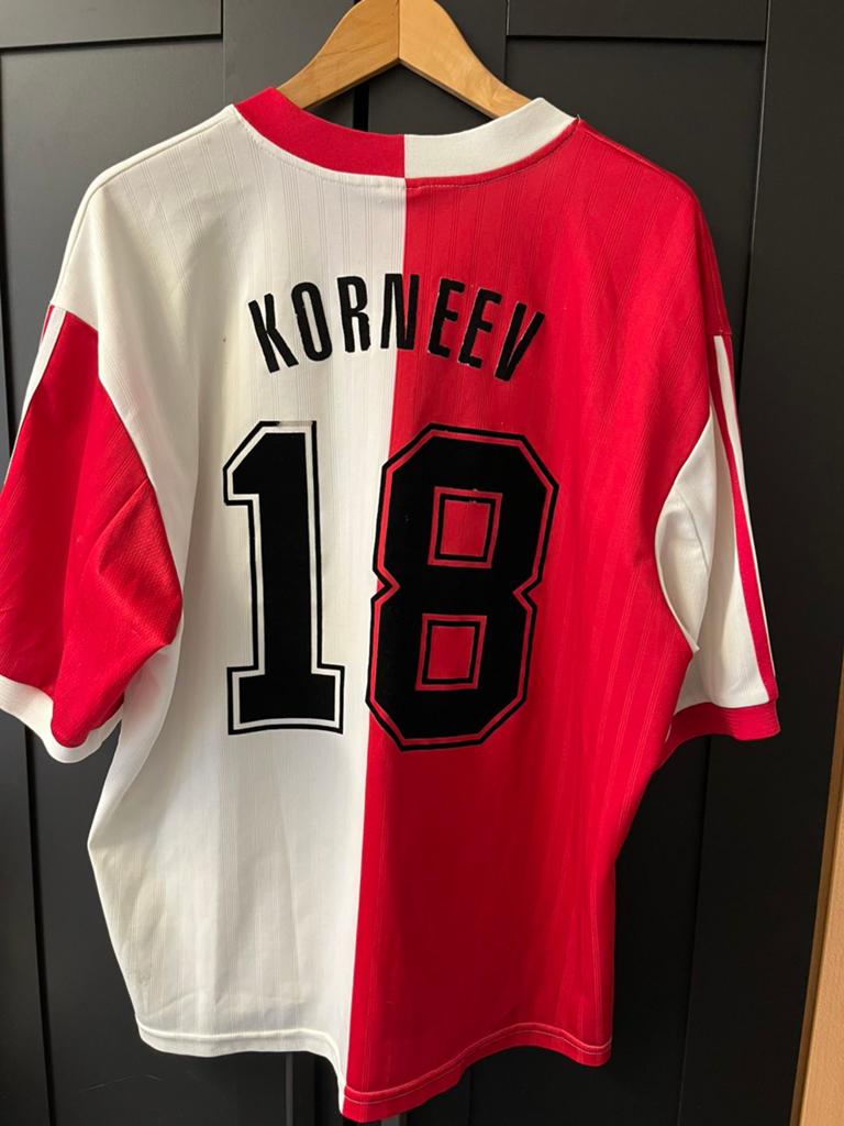 Vintage Feyenoord Thuisshirt 1995-1996 Korneev #18, Overige maten, Ophalen of Verzenden, Adidas, Voetbal