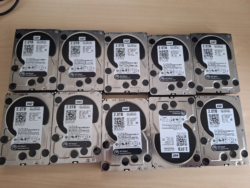 2TB WD black caviar, Computers en Software, Harde schijven, Intern, 2TB, Gebruikt, Desktop