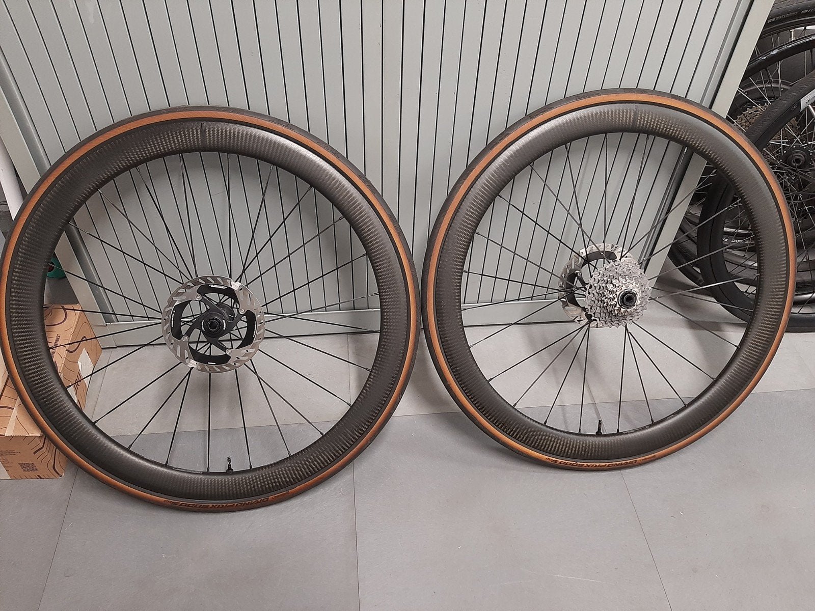 Mavic Cosmic SL45 disc carbon wielset, Wiel, Mavic, Mavic Cosmic SL45 disc, Zo goed als nieuw