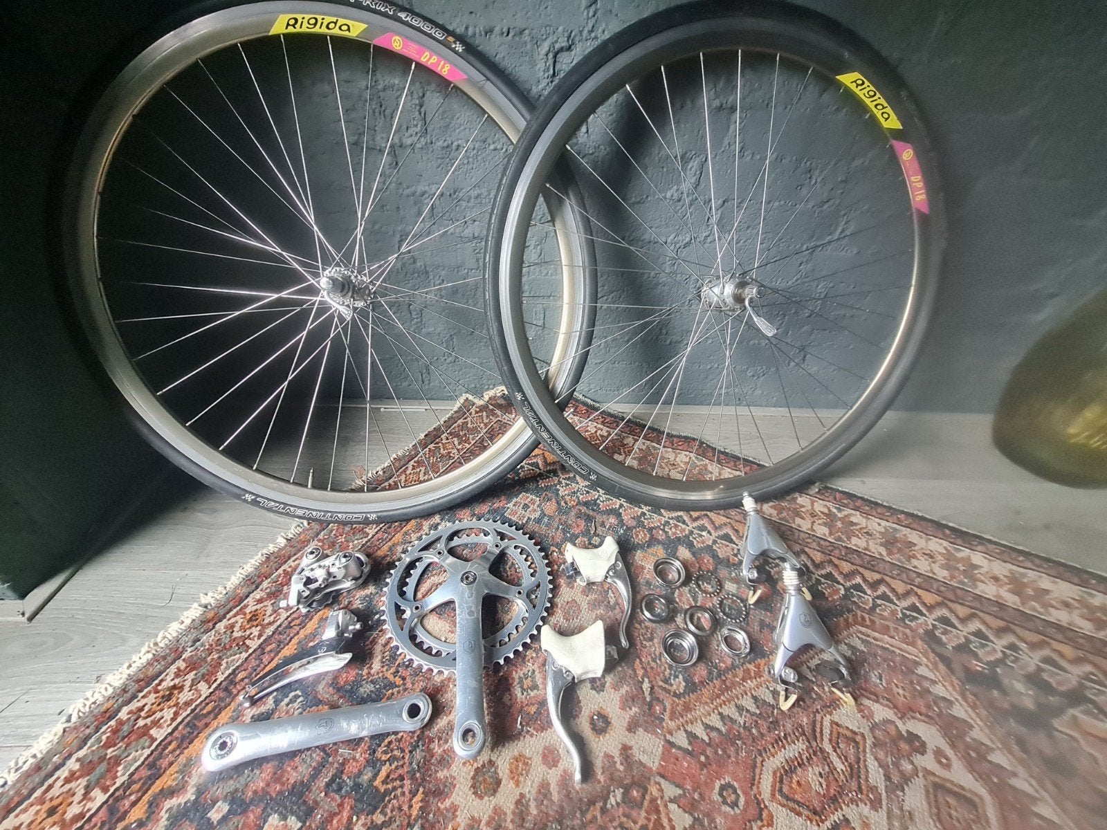 Campagnolo c-record groep, Fietsen en Brommers, Fietsonderdelen, Ophalen of Verzenden