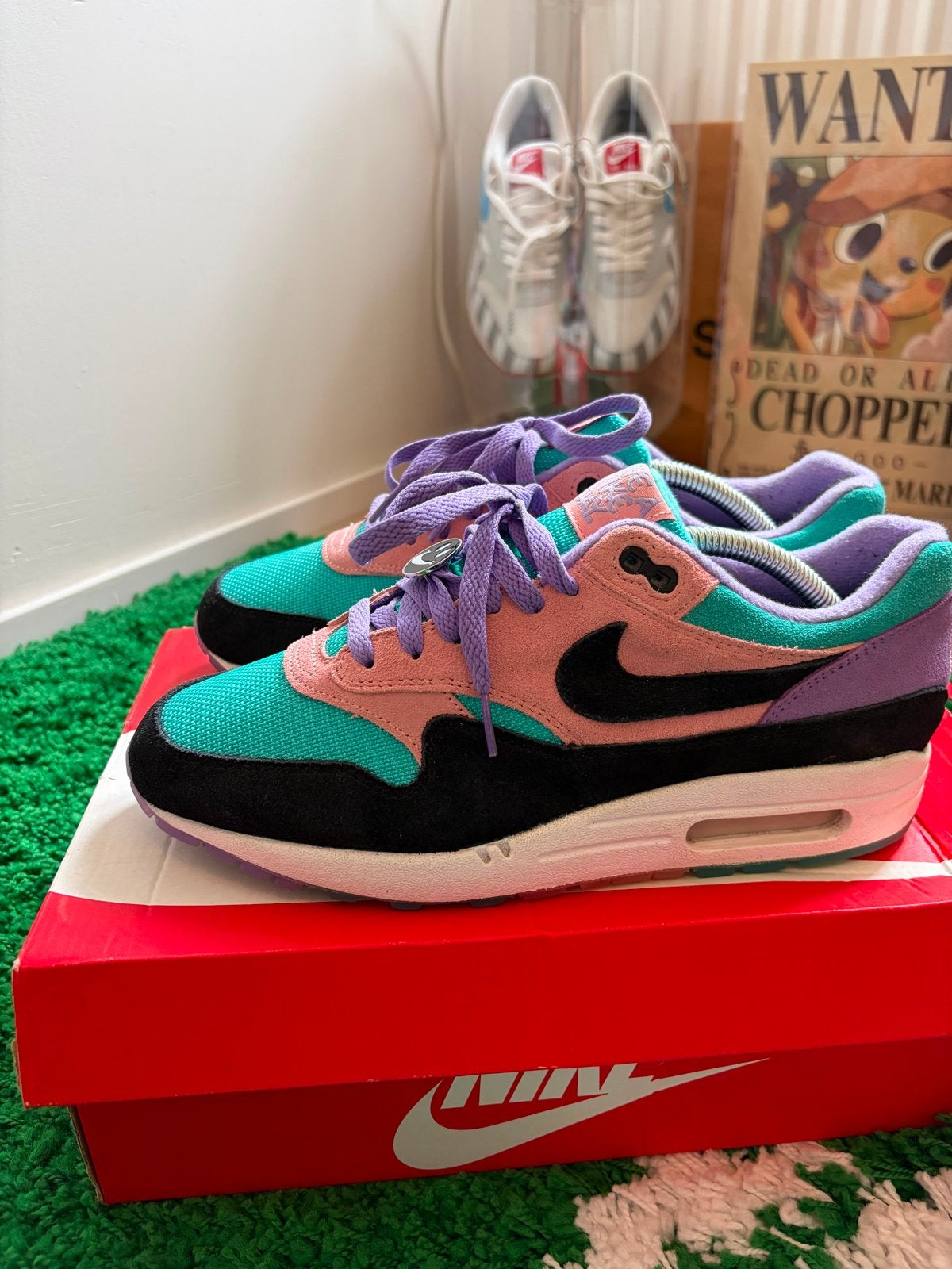 Nike Air Max 1 Have a Nike Day 42,5, Ophalen of Verzenden, Zo goed als nieuw, Overige kleuren, Sneakers of Gympen