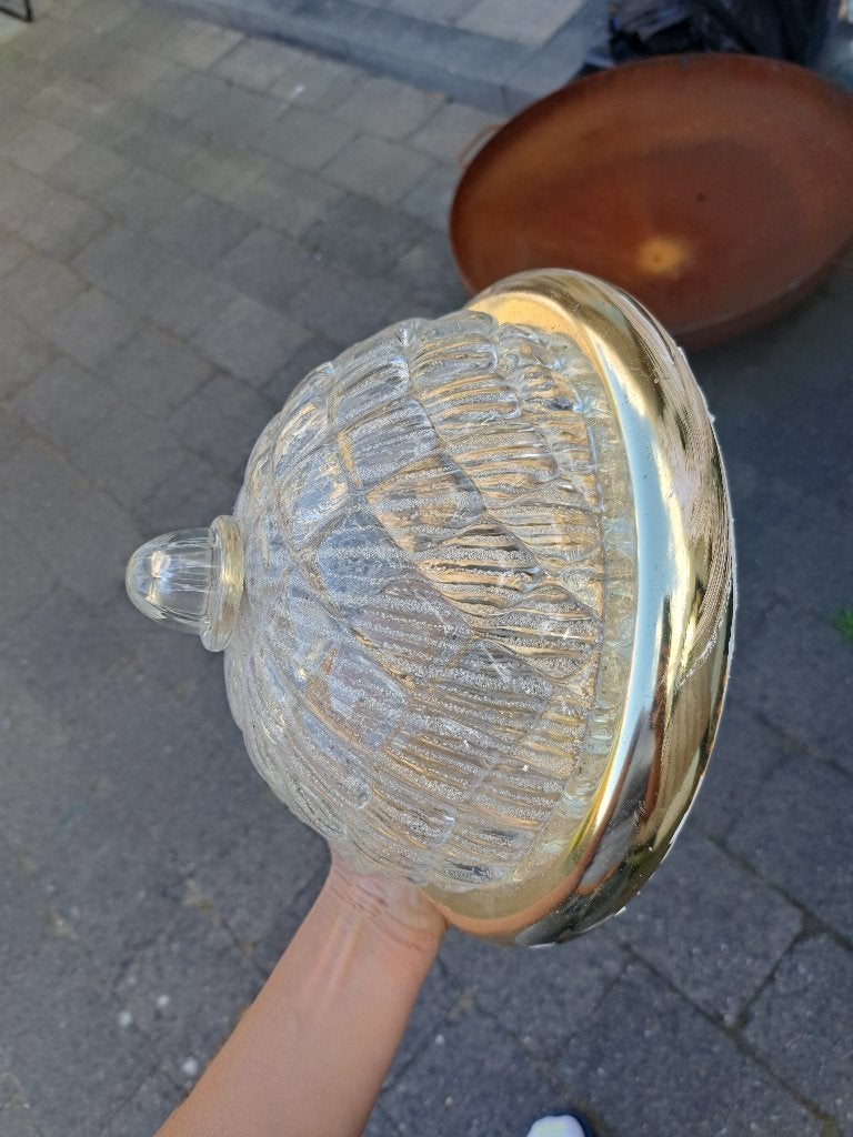 Vintage plafonnière 2 stuks, Ophalen, Gebruikt, Vintage, Overige fittingen