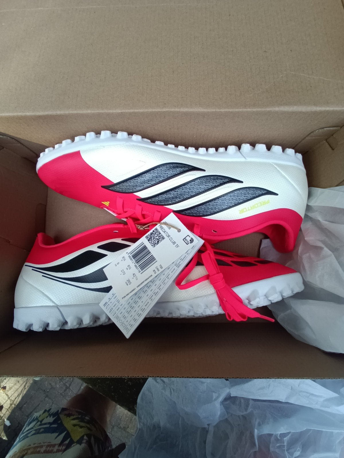Adidas Predator voetbalschoenen .4 TF Sn10 - Maat 42.5, Kleding | Heren, Schoenen, Overige kleuren, Nieuw, Ophalen of Verzenden