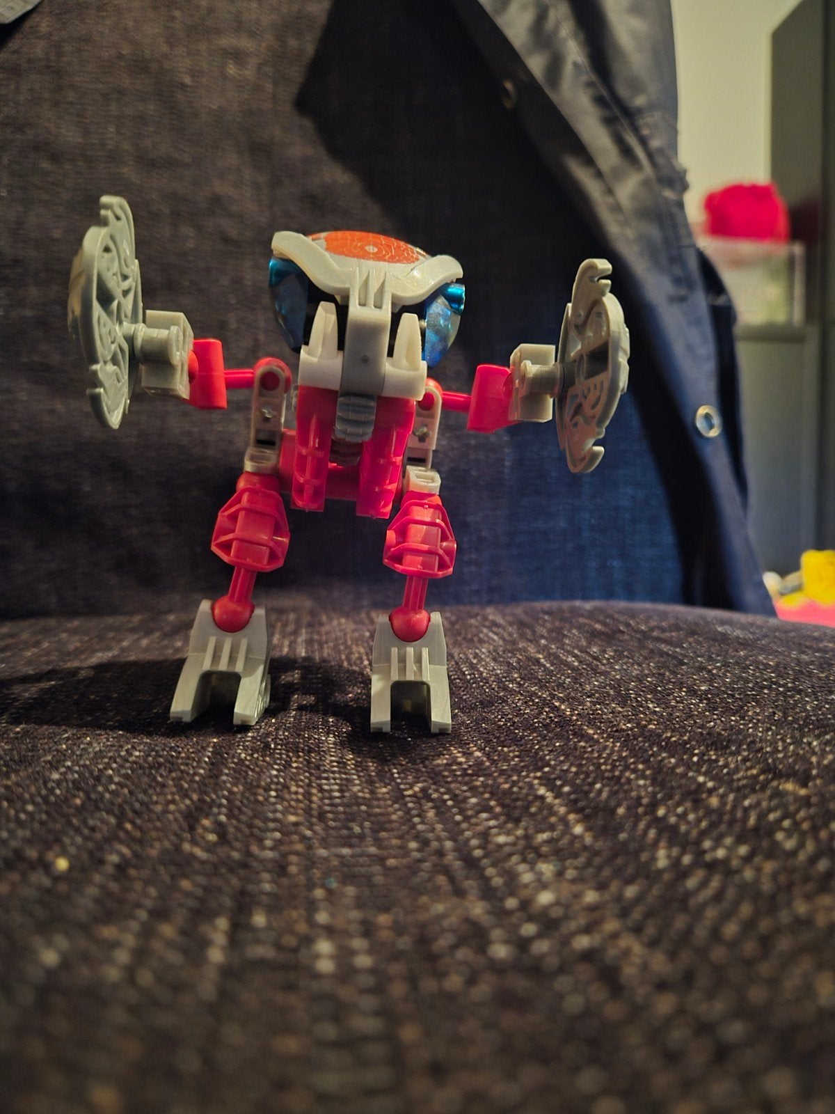 LEGO Bionicle 8574 Tahnok-Kal met orginele Krana-Kal, Bionicle, Lego, Ophalen of Verzenden, Zo goed als nieuw
