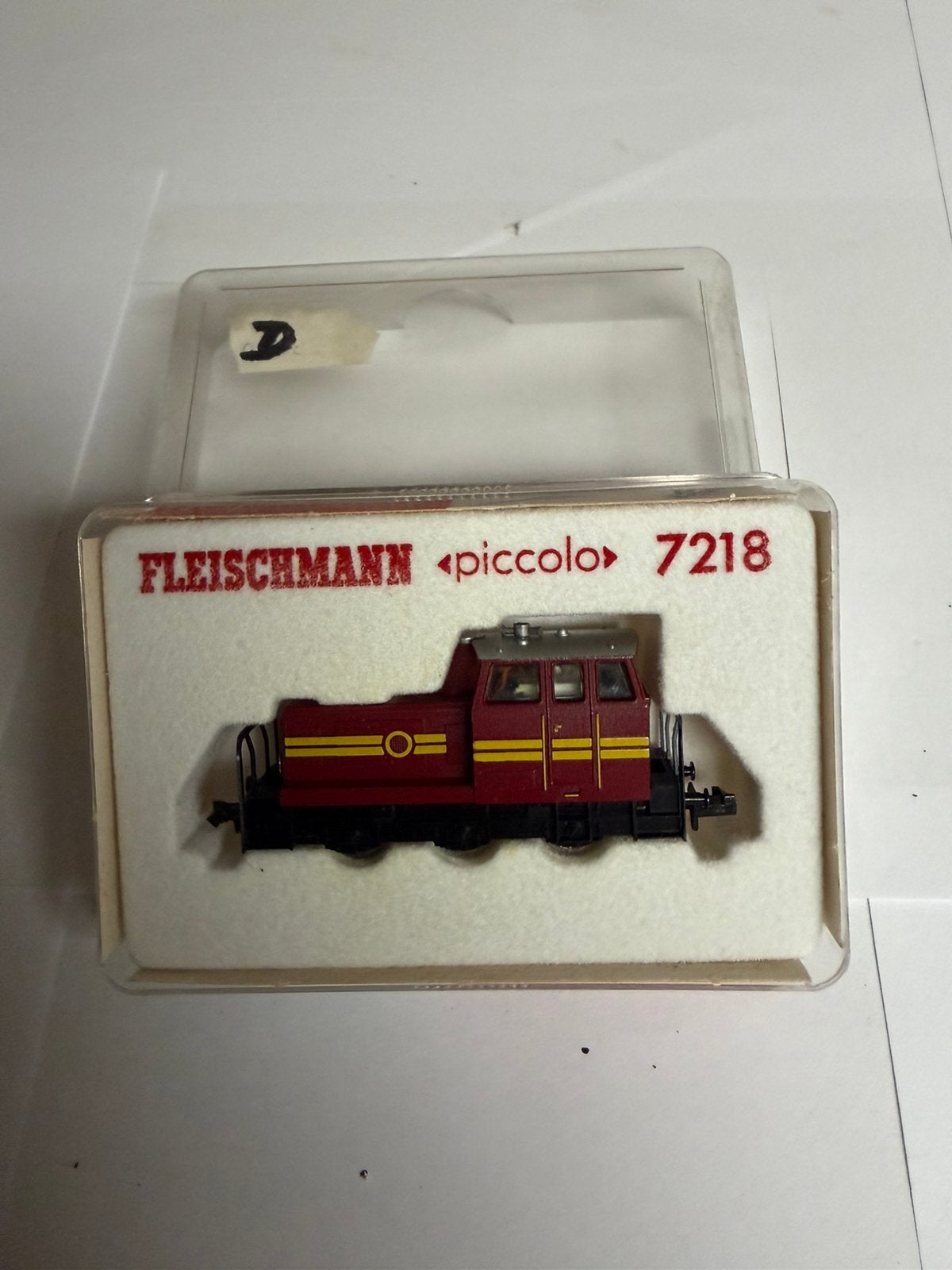 Fleischmann 7218 diesel lok, digitaal, Fleischmann, Ophalen of Verzenden, Zo goed als nieuw, Gelijkstroom