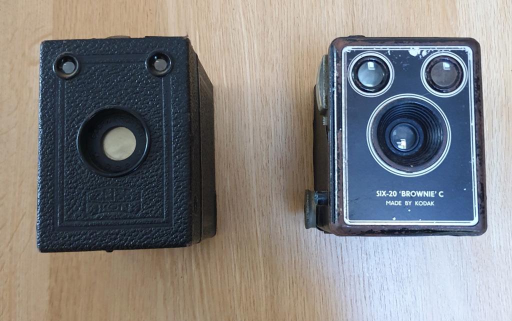 2 antieke  fotocamera's jaren 30, Ophalen of Verzenden, Voor 1940, Fototoestel