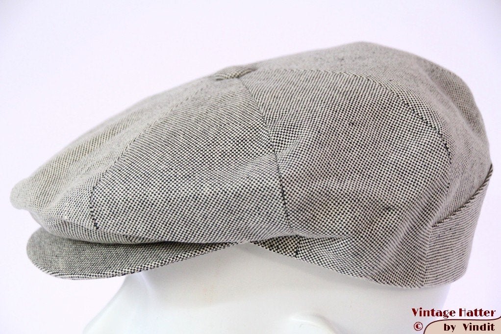 Zomer paperboy pet Borsalino Doria grijs katoen 56 nieuw, Kleding | Dames, 56 of 57 cm (M, 7 of 7⅛ inch), Nieuw, Ophalen of Verzenden