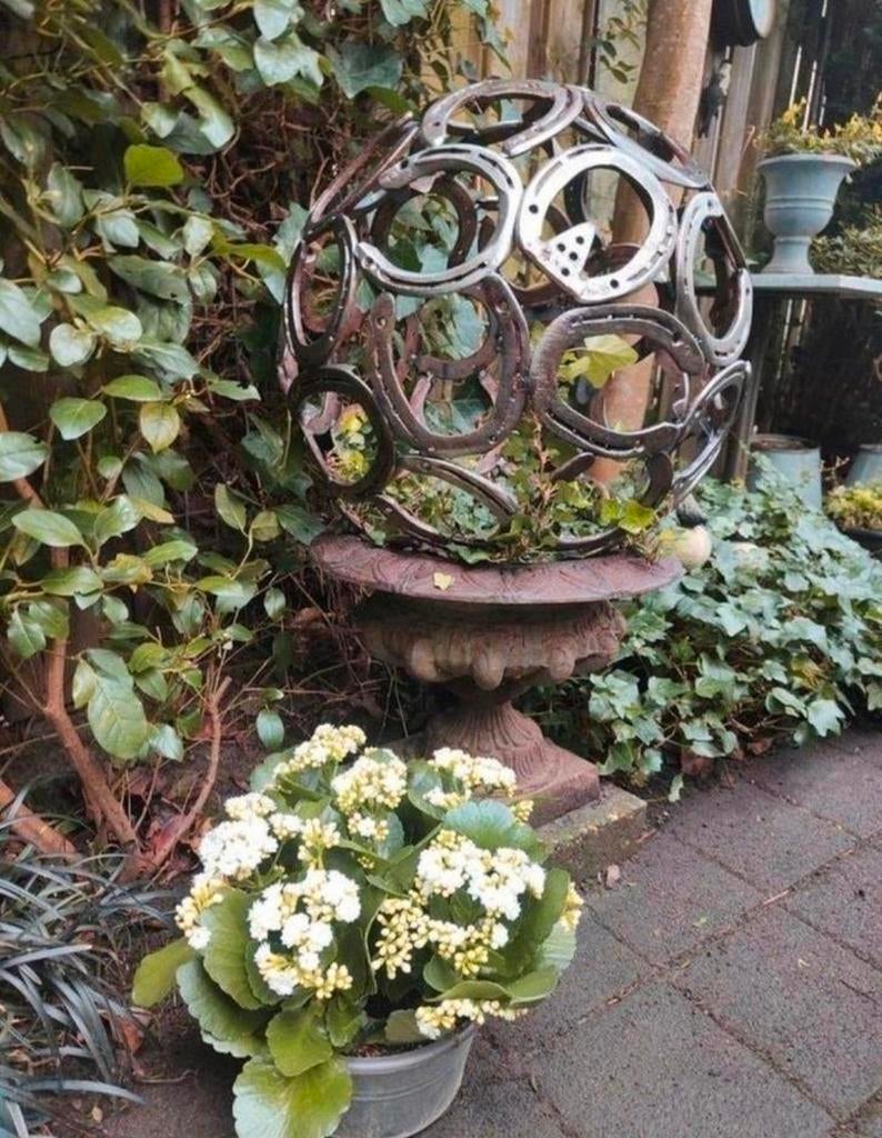 Hoefijzer Ornament - Tuindecoratie Hoefijzerballen, Tuin en Terras, Ophalen of Verzenden, Nieuw